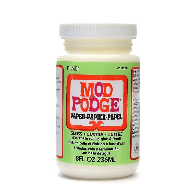 Plaid Mod Podge Medium Formulas Paper Gloss 8 Oz. [Pack Of 2] (2PK-CS11238) image 1
