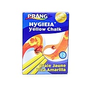 Prang Hygieia Dustless Board Chalk Yellow, 12/Pack (12PK-31344)