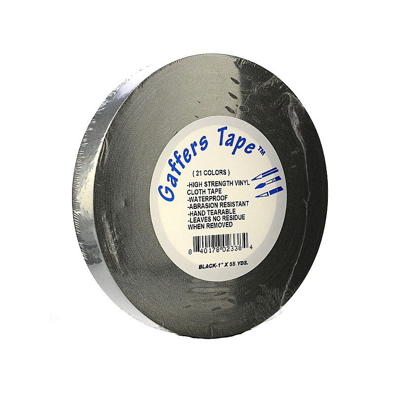 Pro Tapes Pro-Gaffer Tape 1 In. X 60 Yd. (PG1BLA) image 1