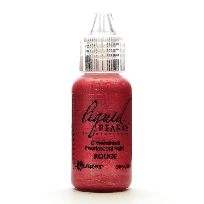 Ranger Liquid Pearls Pearlescent Paint Rouge 1/2 Oz. [Pack Of 8] (8PK-LPL28222) image 1