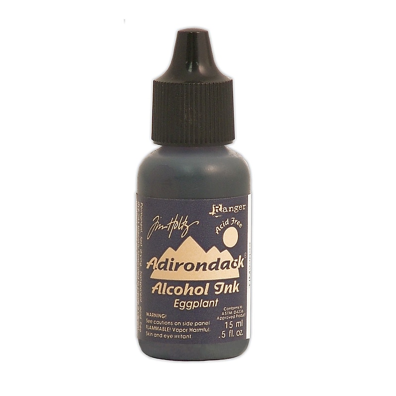 Ranger Tim Holtz Adirondack Alcohol Ink Bottles, Eggplant Earthtones, 6/Pack (6PK-TIM22022) image 1