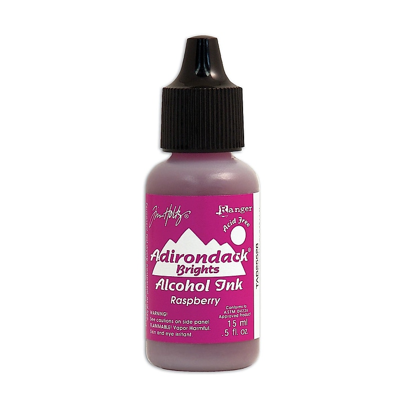 Ranger Tim Holtz Adirondack Alcohol Ink Bottles, Raspberry Brights, 6/Pack (6PK-TAB25528) image 1