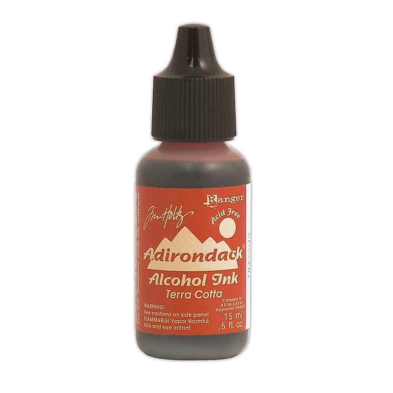Ranger Tim Holtz Adirondack Alcohol Ink Bottles, Terra Cotta Earthtones, 6/Pack (6PK-TIM22213) image 1