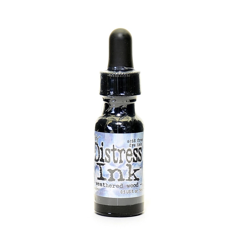 Ranger Tim Holtz Distress Ink Reinker Bottles, Weathered Wood, 3/Pack (3PK-TIM20318) image 1