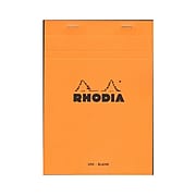 Rhodia Classic French Paper Pads Blank 6 In. X 8 1/4 In. Orange [Pack Of 4] (4PK-16000)
