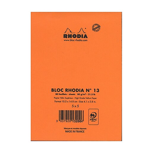 Amazon.co.jp: RHODIA 119228C - Soft Notebook Cloth Back