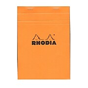 Rhodia Classic French Paper Pads Graph 6 In. X 8 1/4 In. Orange [Pack Of 4] (4PK-16200)