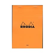 Rhodia Classic French Paper Pads Ruled With Margin 6 In. X 8 1/4 In. Orange [Pack Of 4] (4PK-16600)