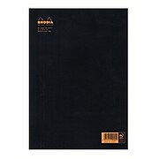 Rhodia Staplebound Notebooks Ruled, Black Cover 8 1/4 In. X 11 3/4 In. 48 Sheets [Pack Of 5] (5PK-119169)