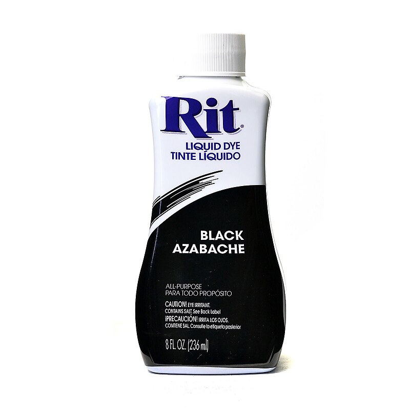 Rit Dyes Black Liquid 8 Oz. Bottle [Pack Of 4] (4PK-8159) image 1