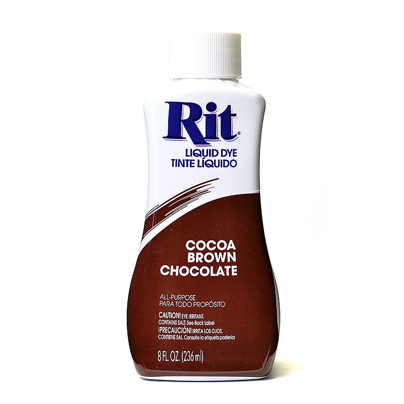 Rit Dyes Cocoa Brown Liquid 8 Oz. Bottle [Pack Of 4] (4PK-8209) image 1