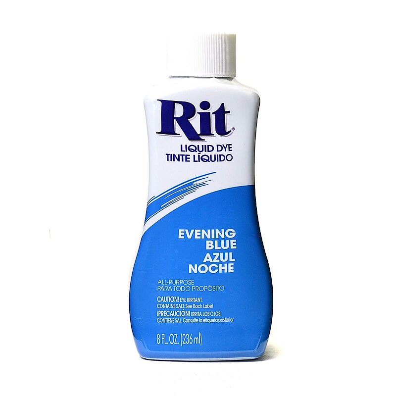 Rit Dyes Evening Blue Liquid 8 Oz. Bottle [Pack Of 4] (4PK-8279) image 1