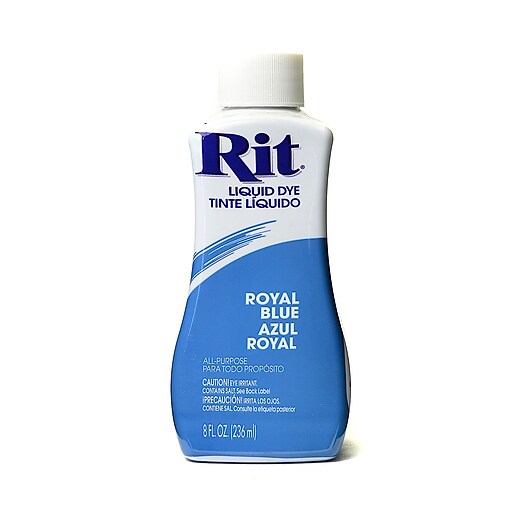  Rit Dye Liquid Fabric Dye, 8-Ounce, blue(3 Pack)