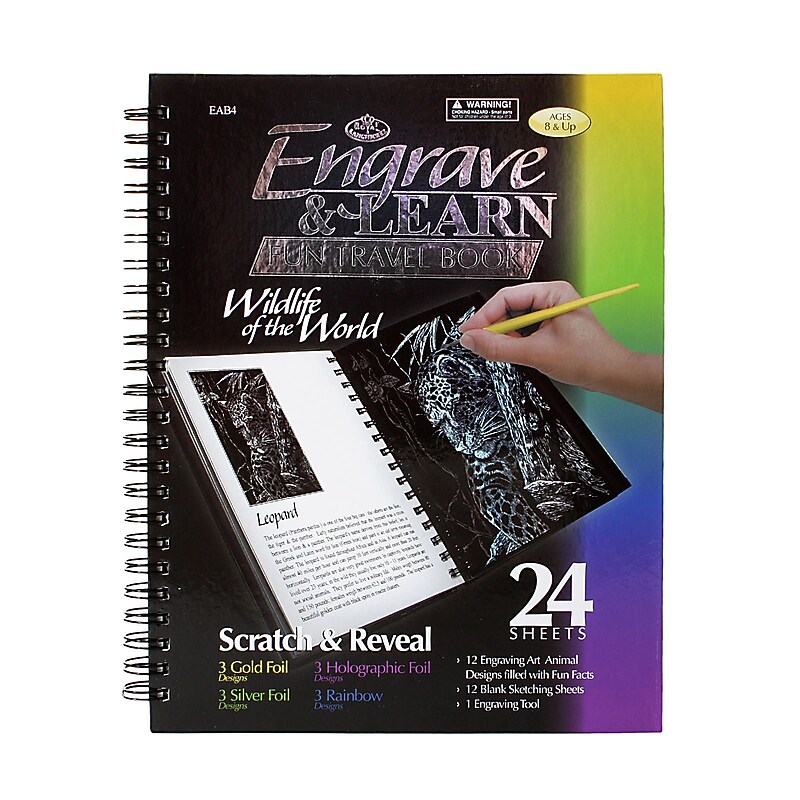 Royal  And  Langnickel Engrave  And  Learn Travel Books Wildlife Of The World (EAB4) image 1