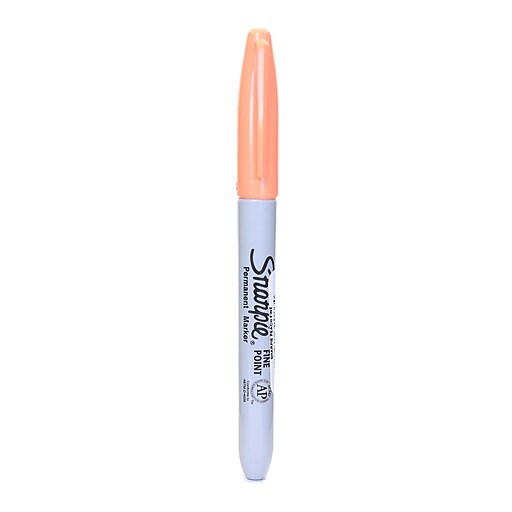 Sharpie Fine Point Markers Peach [Pack Of 24] (24PK32086) at Staples