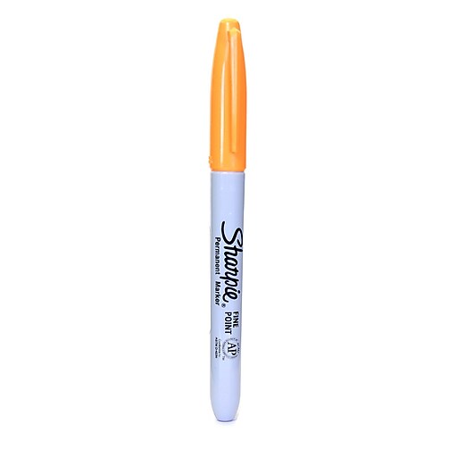 Sharpie Fine Point Markers Tangerine [Pack Of 24] (24PK32082) at Staples
