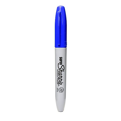 Shop Staples for Sharpie Super Marker Blue [Pack Of 12] (12PK33003)
