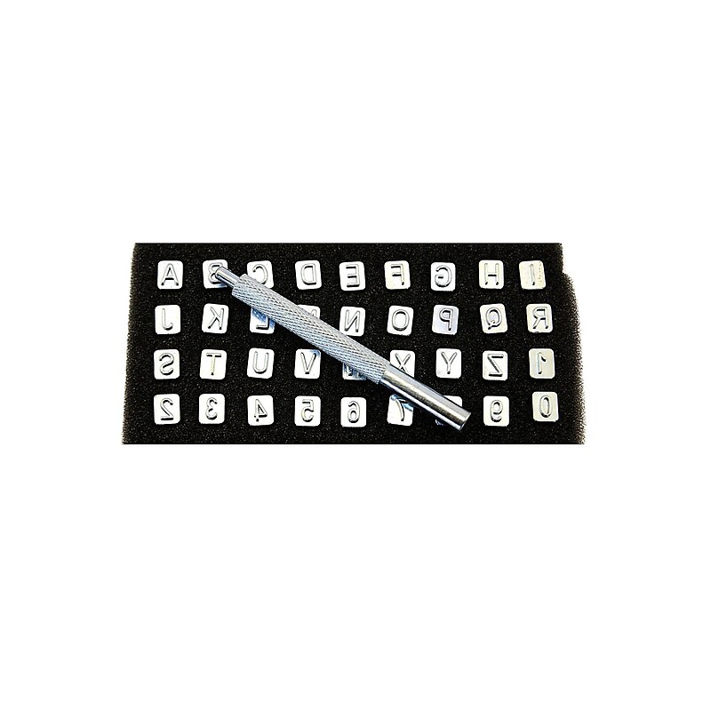 Silver Creek Leather Co. Stamp Sets Alphabet/Number Set Of 35 (T8137) image 1