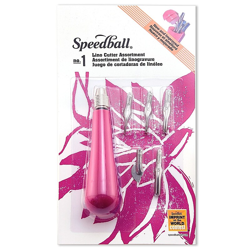 Speedball Linoleum Cutter With Handle Assortments No. 1 (4131) image 1