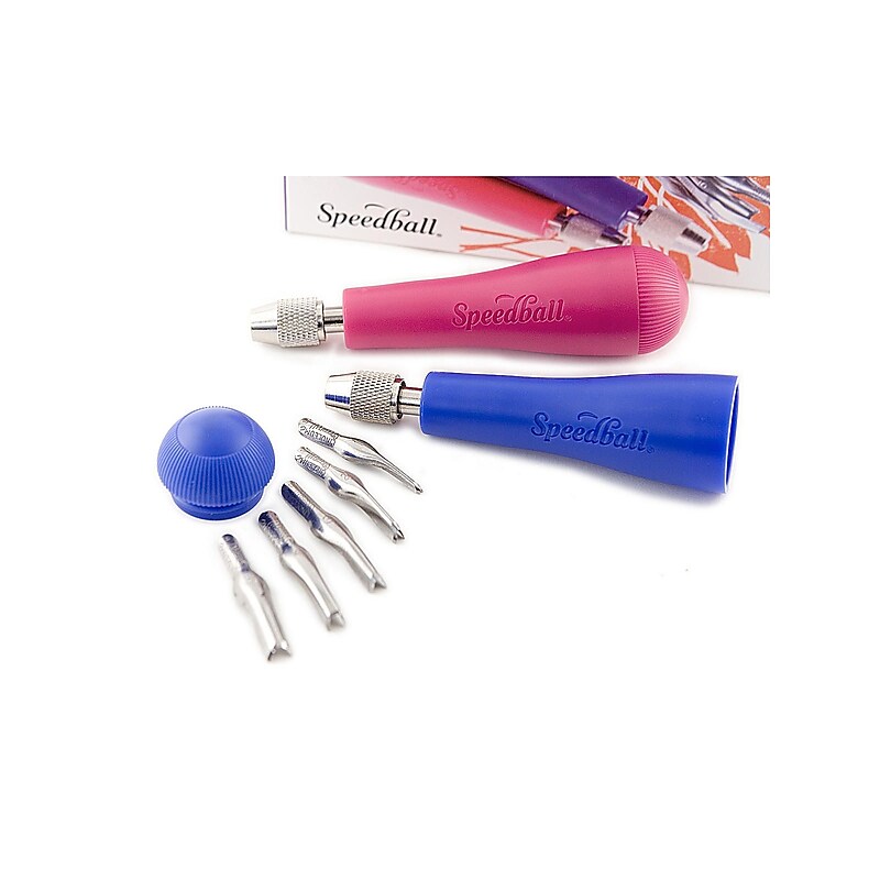 Speedball Linoleum Cutter With Handle Assortments No. 2 (4132) image 1