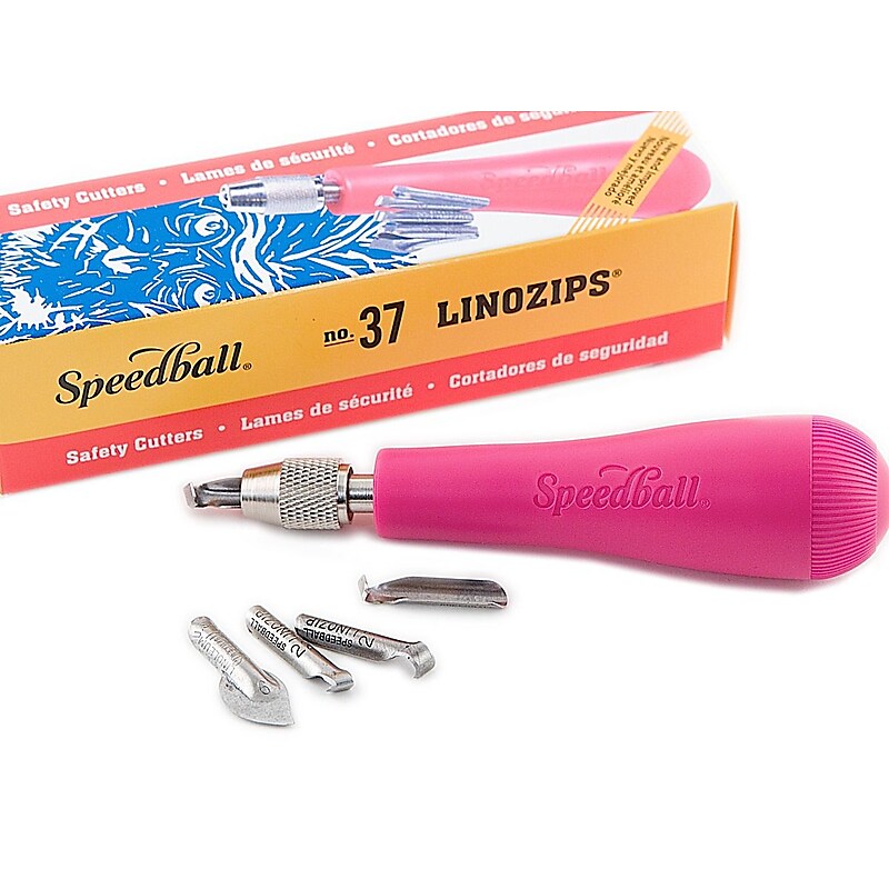 Speedball Linoleum Cutter With Handle Assortments No. 37 (4137) image 1