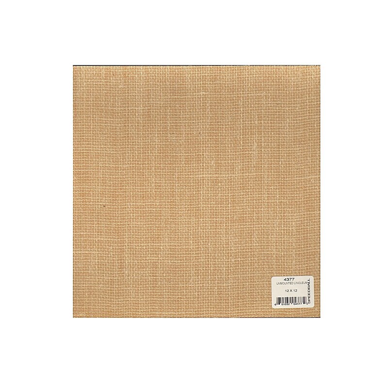 Speedball Unmounted Linoleum, 12" X 12" (4377) image 1