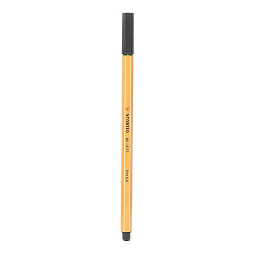 Stabilo Point 88 Pens, 0.4 mm, Fine Point, Black No. 46,  20/Pack(98573-PK24)