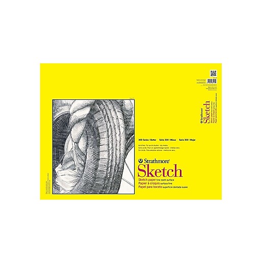 Shop Staples for Strathmore 300 Series Sketch Pads 18 In. X 24 In. Wire
