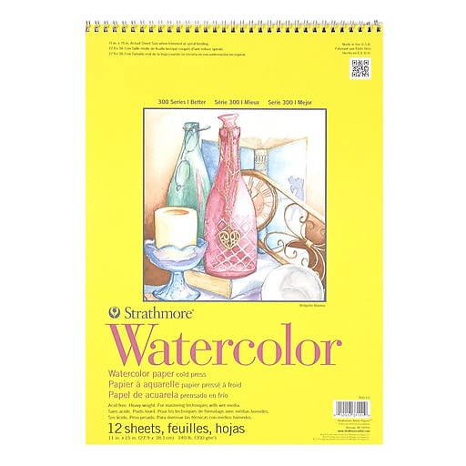 Strathmore 300 Series Watercolor Paper - White, 11 x 15 in - Kroger
