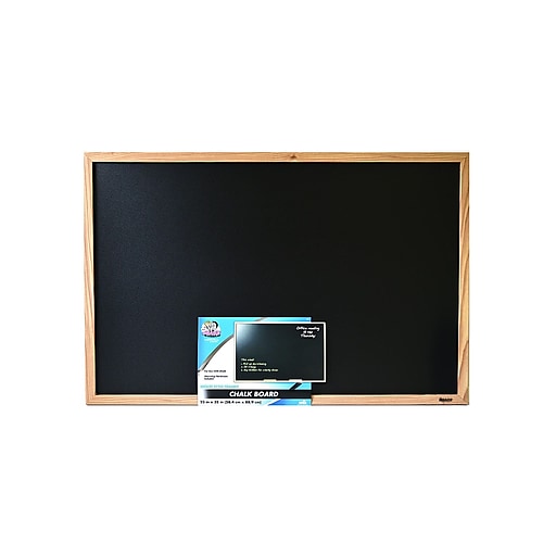 Pack 2- The Board Dudes Chalk Boards Wood Frame 23 x 35 inches 