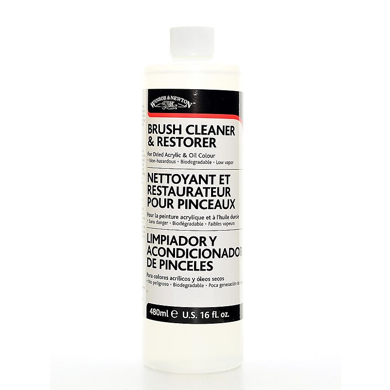 Winsor  And  Newton Brush Cleaner  And  Restorer 474 Ml (3250895) image 1