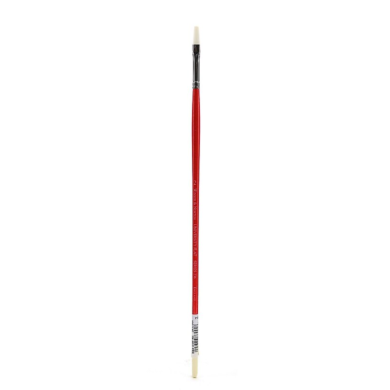 Winsor  And  Newton University Series Long Handled Brushes 2 Flat 236 (5417002) image 1