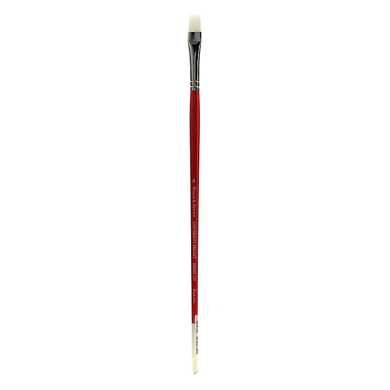 Winsor  And  Newton University Series Long Handled Brushes 6 Bright 237 (5418006) image 1