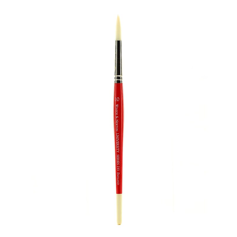 Winsor  And  Newton University Series Short Handled Brushes 10 Round (5423010) image 1