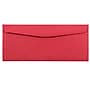 JAM Paper #10 Window Envelope, 4 1/8" x 9 1/2", Red, 50/Pack (1531052I)~#|#~m004542899_sc7