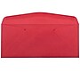 JAM Paper #10 Window Envelope, 4 1/8" x 9 1/2", Red, 50/Pack (1531052I)~#|#~m004542900_sc7