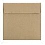 JAM Paper 6.5 x 6.5 Kraft Square Invitation Envelopes, Brown Kraft Paper Bag, 50/Pack (63131150B)~#|#~m004542985_sc7