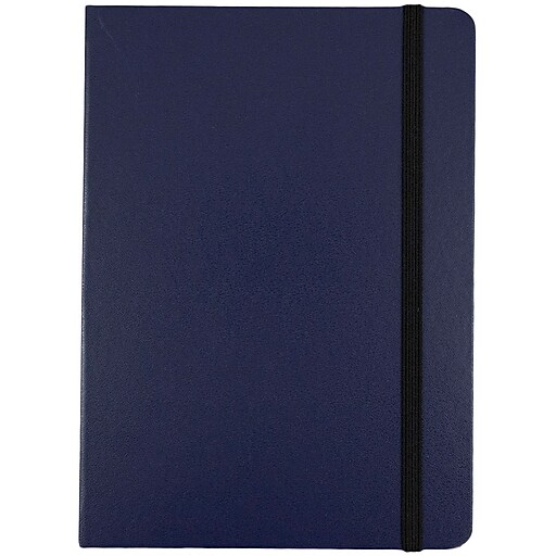 JAM Paper Hardcover Notebook with Elastic Closure, Medium Journal, 5 x