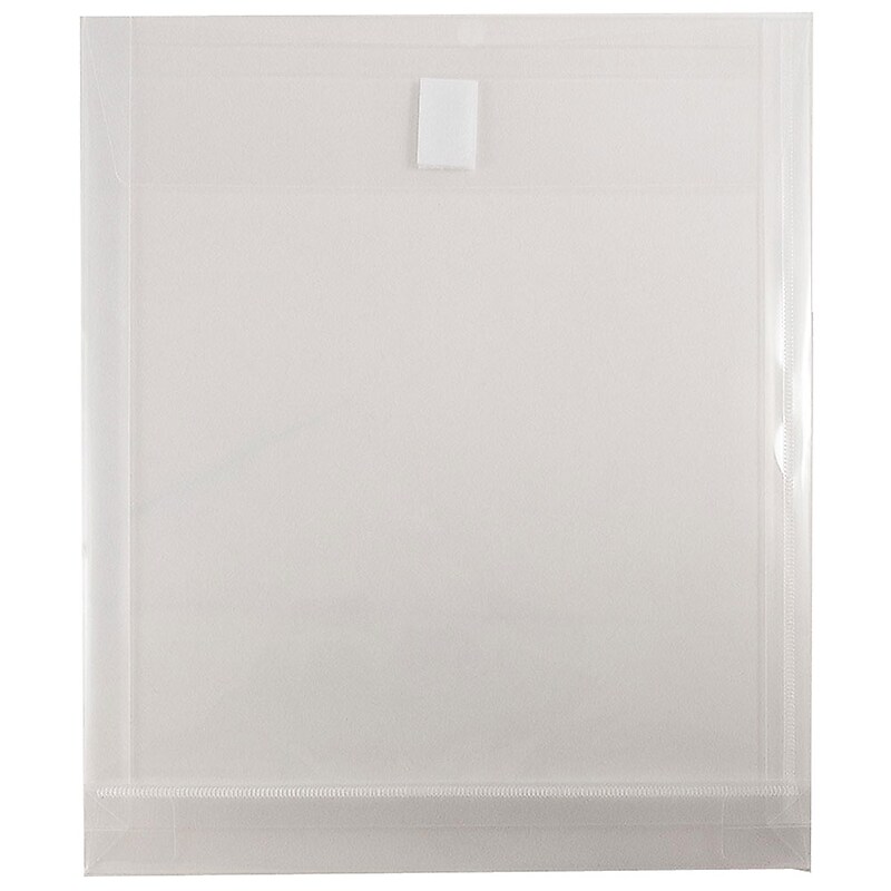 JAM Paper Plastic Document File, Letter, Clear, 12/Pack (118V1CL) image 1
