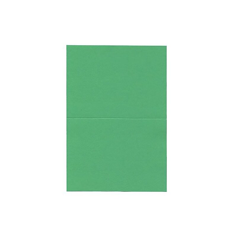JAM Paper® Blank Foldover Cards, 4 x 5 7/16, Green, 500/Pack (309934B) image 1