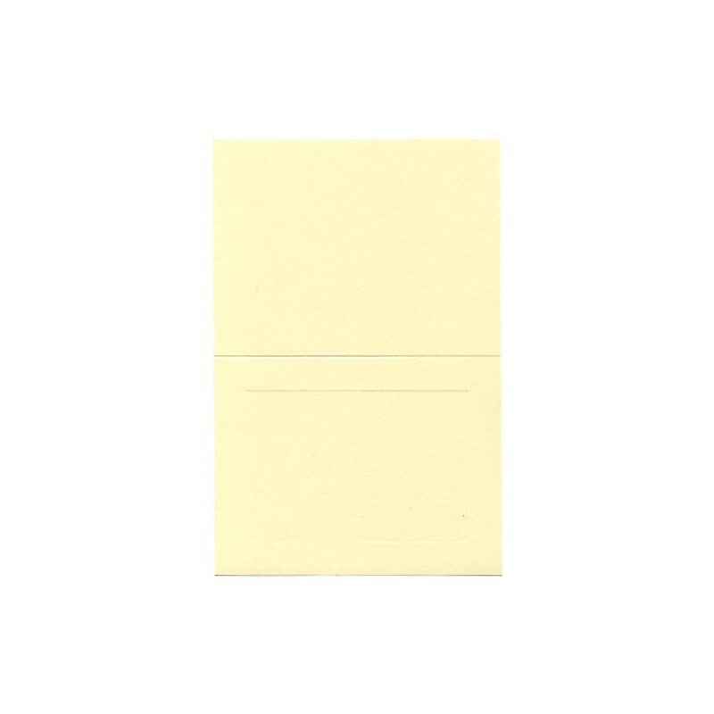 JAM Paper® Blank Foldover Cards, A7 Size, 5 x 6 5/8, Ivory Panel, 500/Pack (309943B) image 1