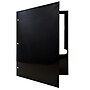 JAM Paper Laminated Glossy 3 Hole Punch Two-Pocket Folders, Black, 6/Pack (385GHPBLA)~#|#~m004543488_sc7