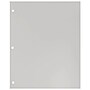 JAM Paper Laminated Glossy 3 Hole Punch Two-Pocket Folders, Silver, 50/Box (385GHPSIC)~#|#~m004543531_sc7