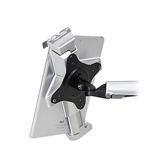 Ergotron® 45-460-026 Metal Lockable Mounting Adapter for 13" Tablet PC/iPad, Silver