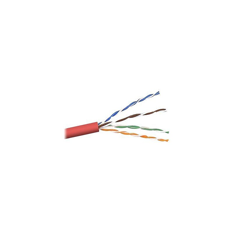 Belkin  A7J304-1000-RED Red 1000' CAT5e Stranded Bulk Cable image 1