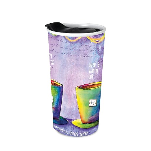 LANG Cuppa Joy Ceramic Traveler Mug (2162005) at Staples