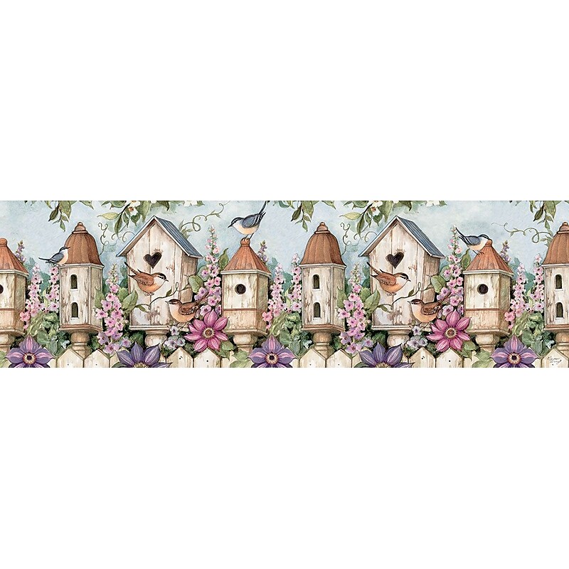 LANG Birdhouse Garden 750 Piece Panoramic Puzzle (5041012) image 1