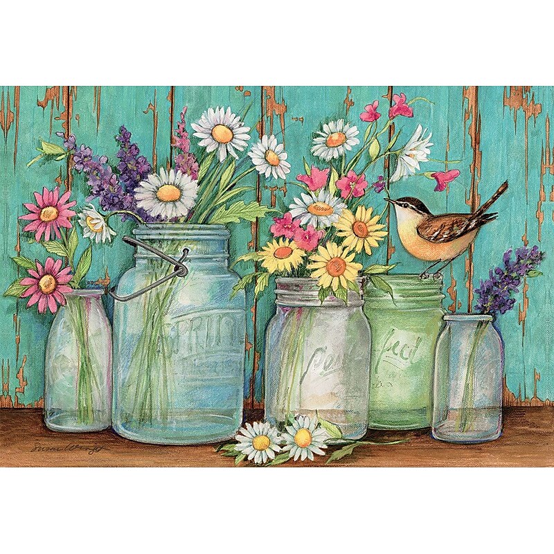 LANG Mason Flowers 1000 Piece Puzzle (5038018) image 1
