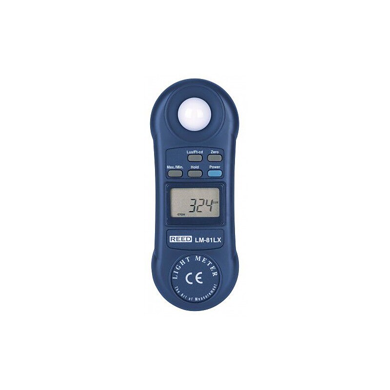 Reed LM-81LX Compact Light Meter, 20,000 Lux/2,000 Foot Candles (Fc) (LM-81LX) image 1
