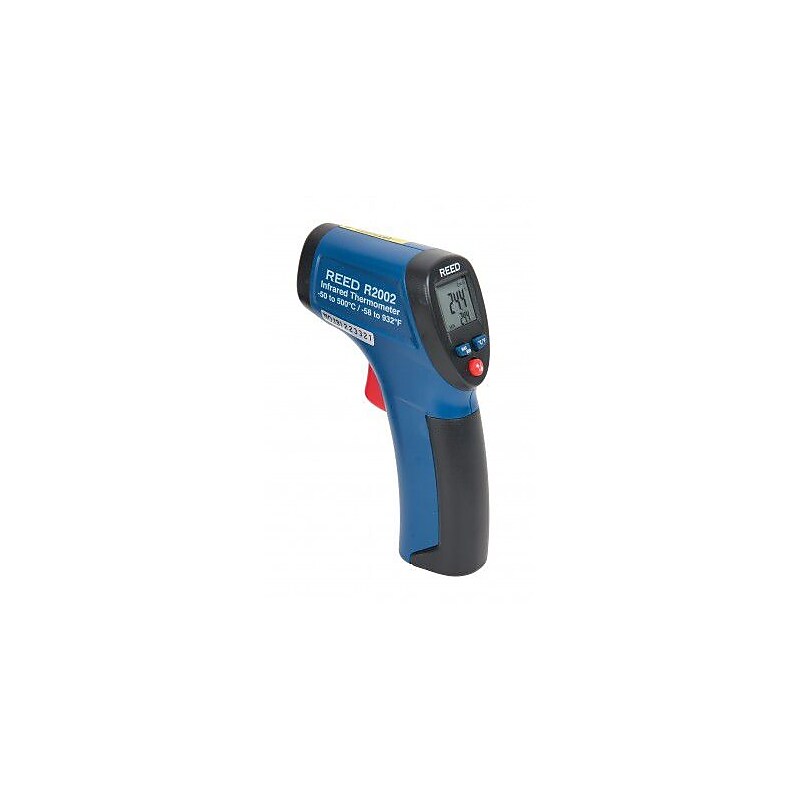 Reed Instruments R2002 Digital Compact Infrared Thermometer, Black/Blue image 1
